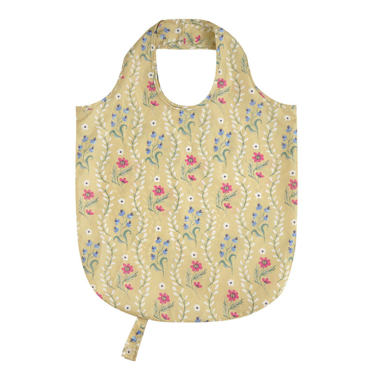 Boho Floral Foldable Tote Bag Medium in Multicolour