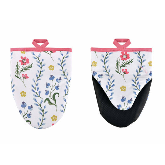 Boho Floral Microwave Mitts Pair in Multicolour