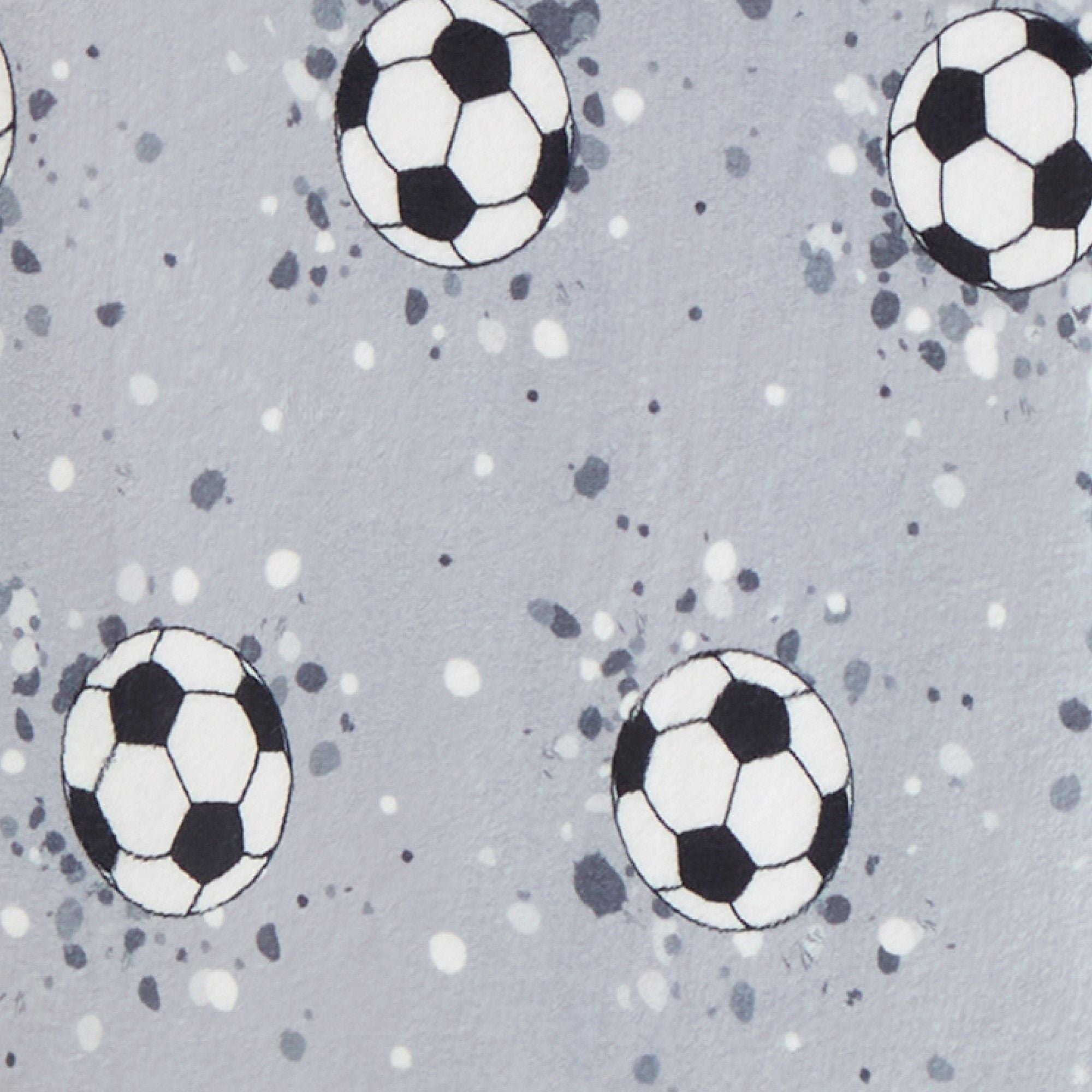 Football Throw by Bedlam in Grey 120 x 150cm - Throw - Bedlam