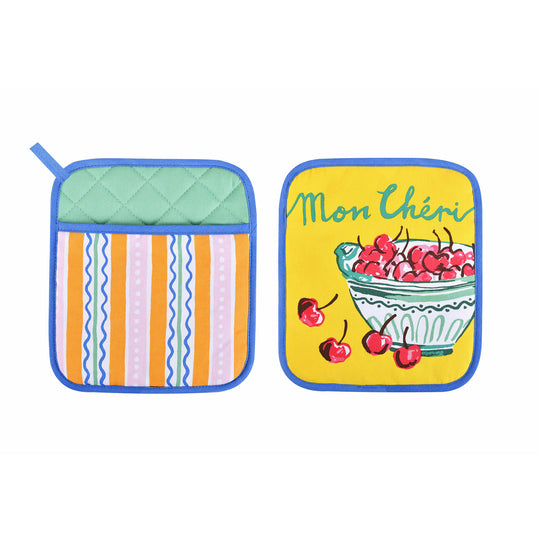 Summer Fruits Pot Mitt in Multicolour