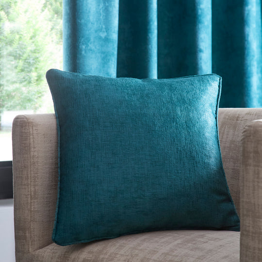 Strata Cushion in Dark Green/New Green 43 x 43cm