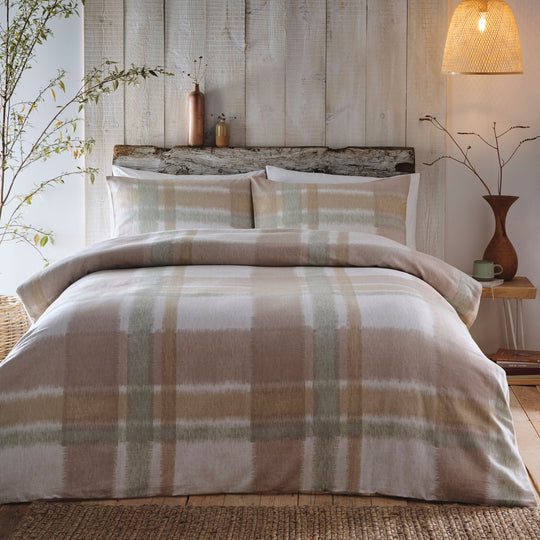 Verbier Duvet Cover Set in Natural