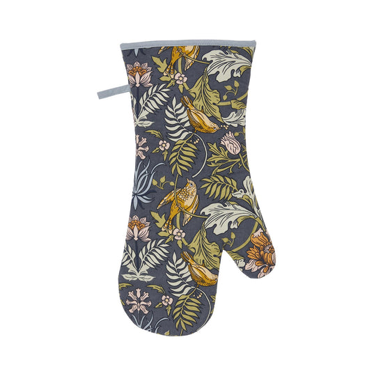 Finch & Flower Gauntlet Oven Glove in Navy