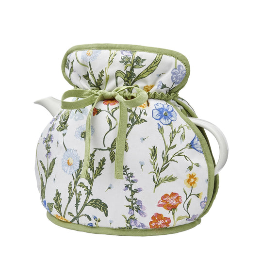 Cottage Garden Tea Cosy Muff in Multicolour