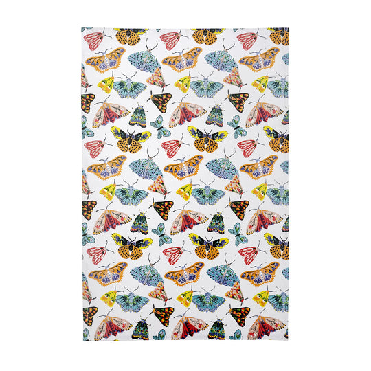 Butterfly House Cotton Tea Towel in Multicolour
