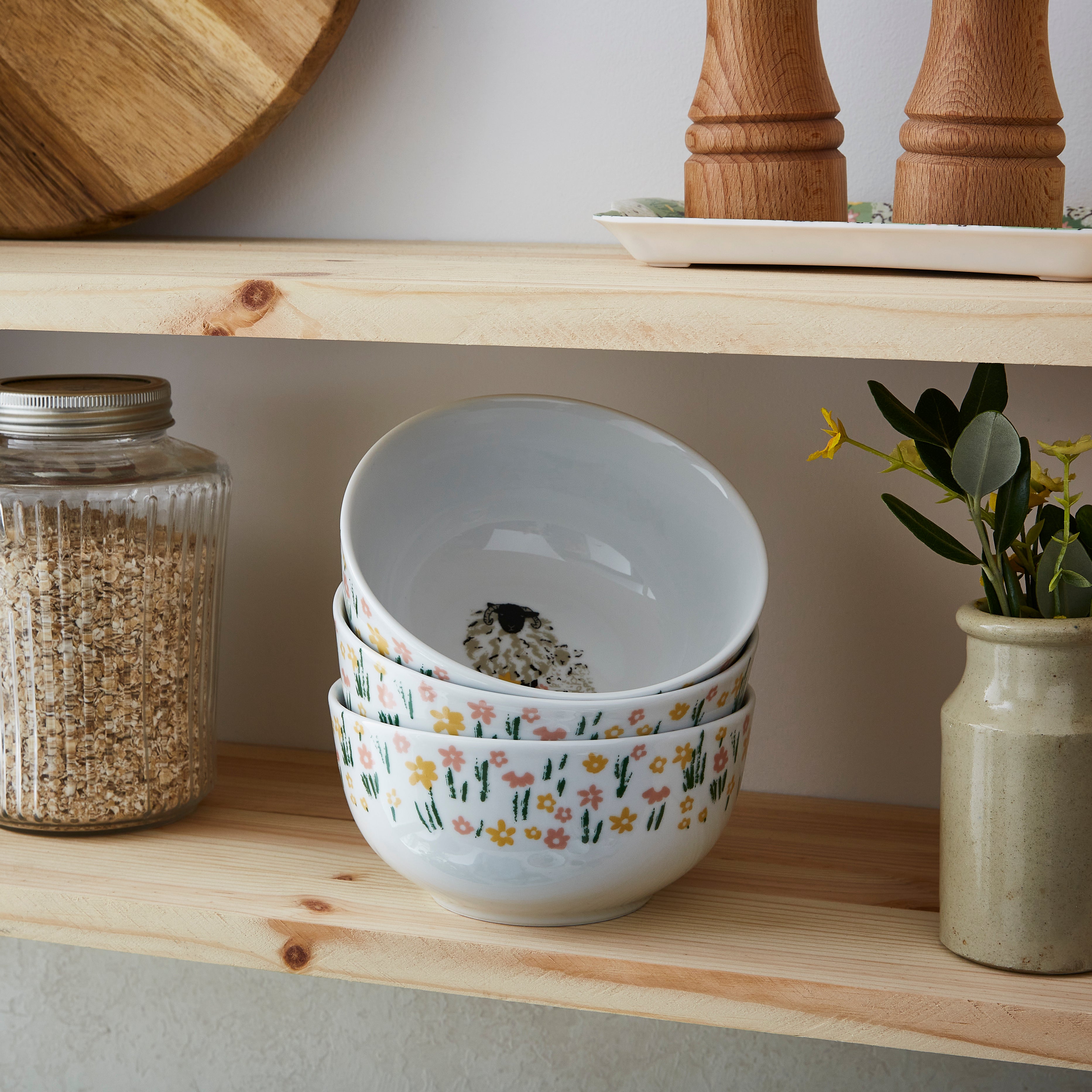 Ulster Weavers Woolly Sheep Bowl - Porcelain  One Size in White - Bowls - Ulster Weavers