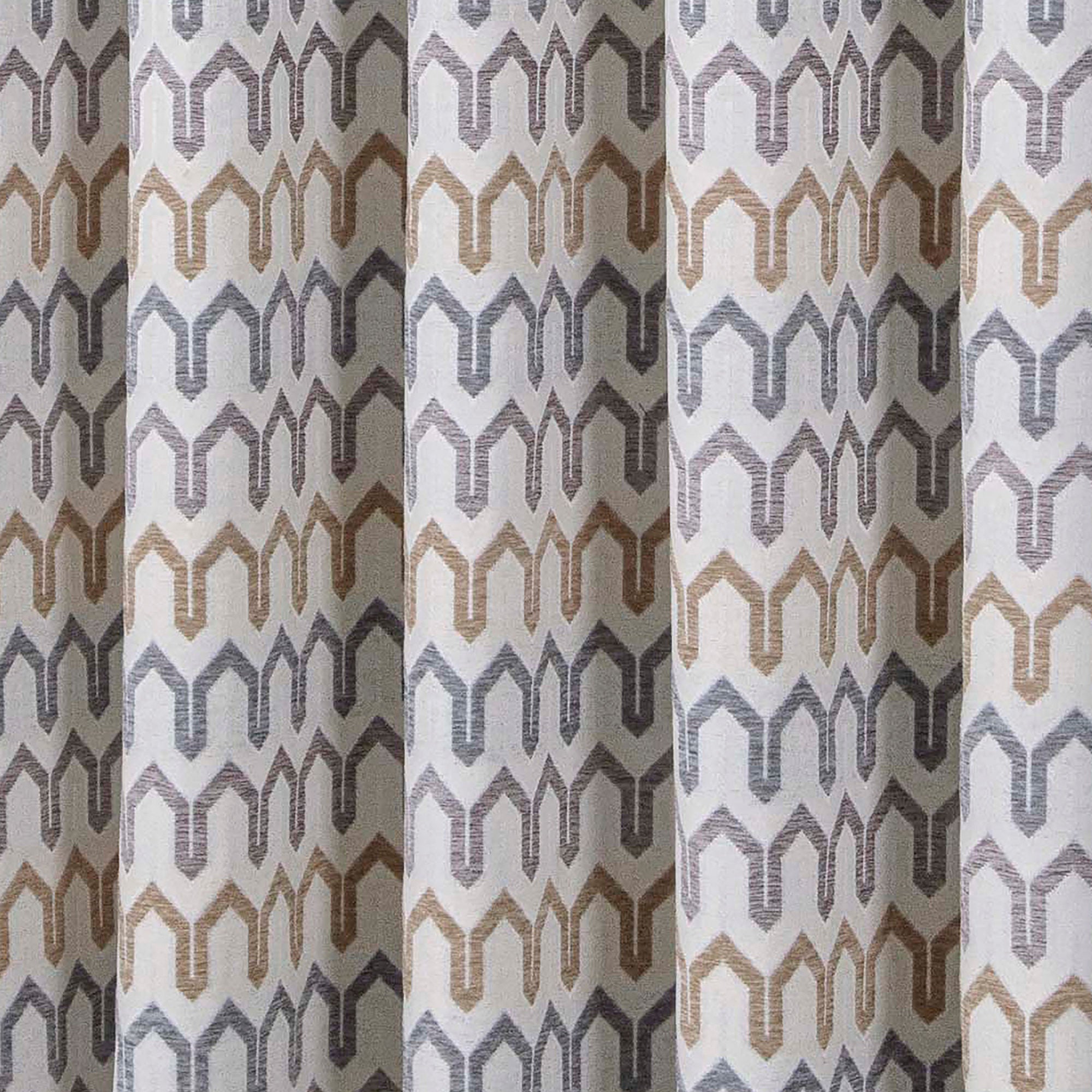 Arcadia Pair of Eyelet Curtains by Curtina in Natural - Pair of Eyelet Curtains - Curtina