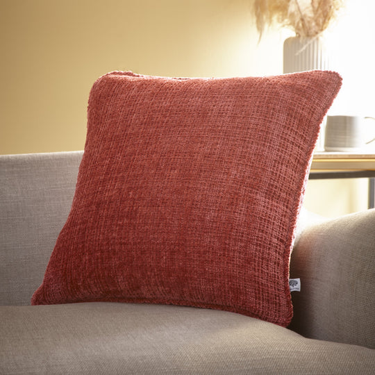 Alba Cushion in Terracotta 43 x 43cm