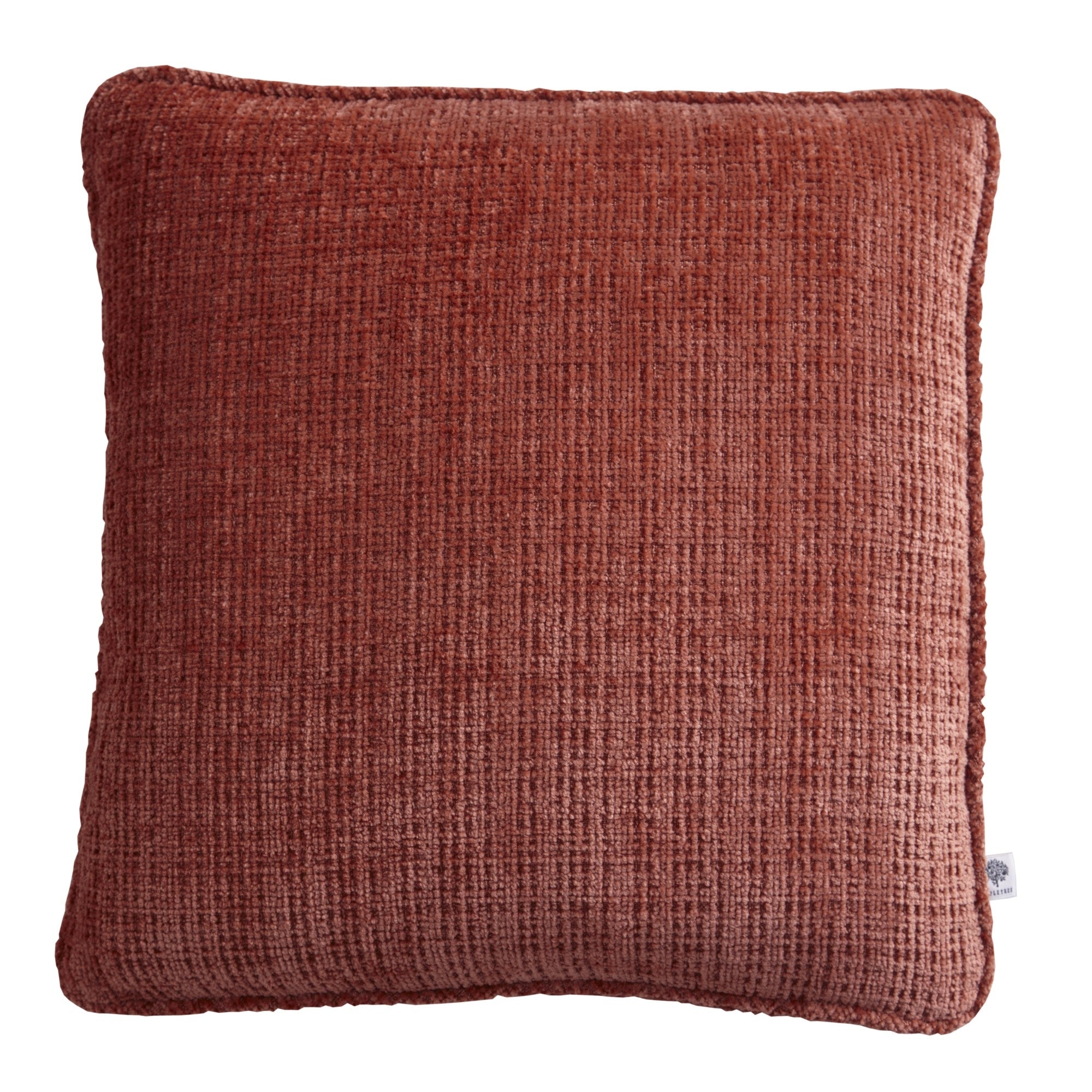 Alba Cushion by Appletree Loft in Terracotta 43 x 43cm