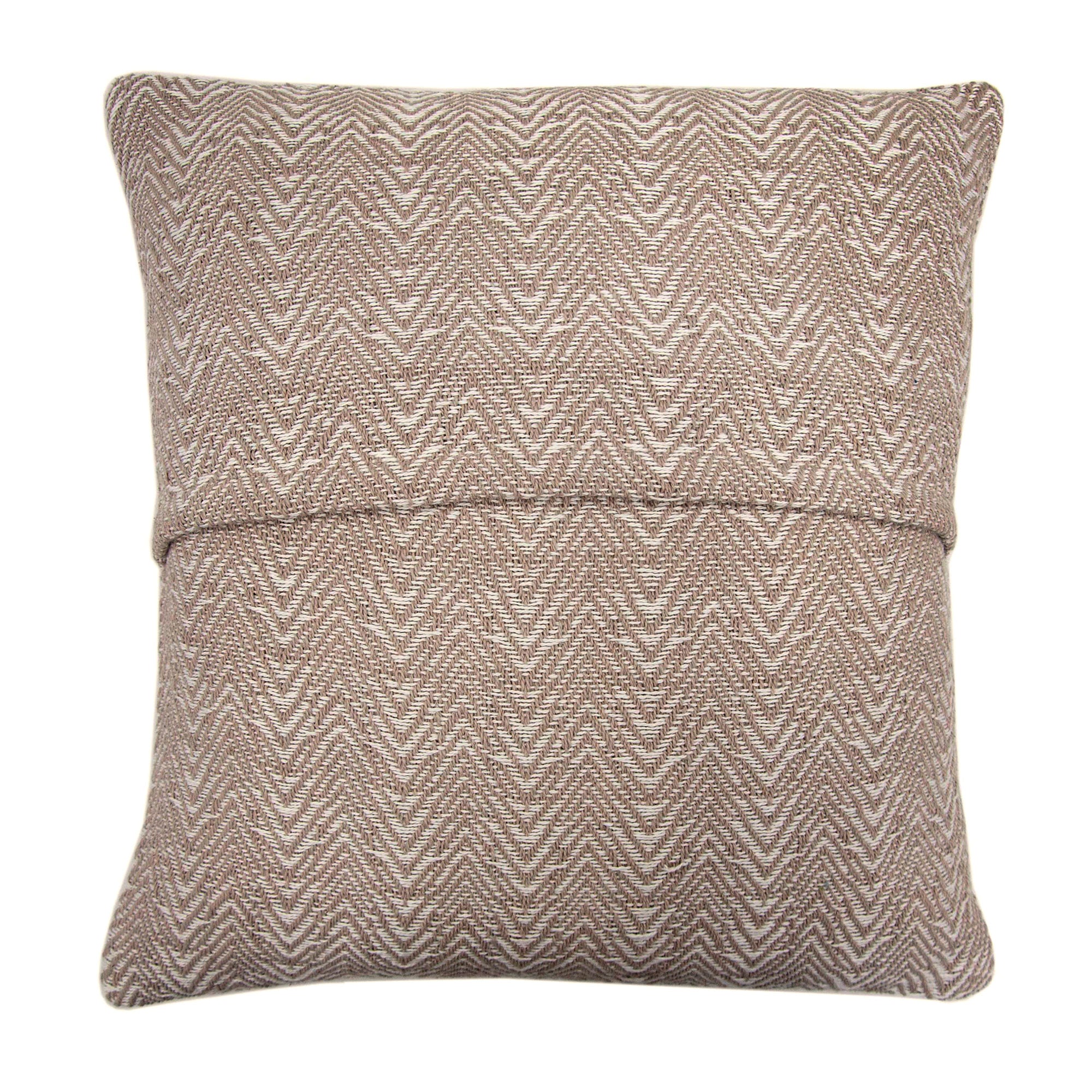 Herringbone Cushion by Appletree Loft in Linen 43 x 43cm - Cushion - Appletree Loft