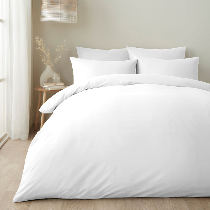 Appletree Pure Cotton Duvet Cover Set by Appletree Style in White - Duvet Cover Set - Appletree Style