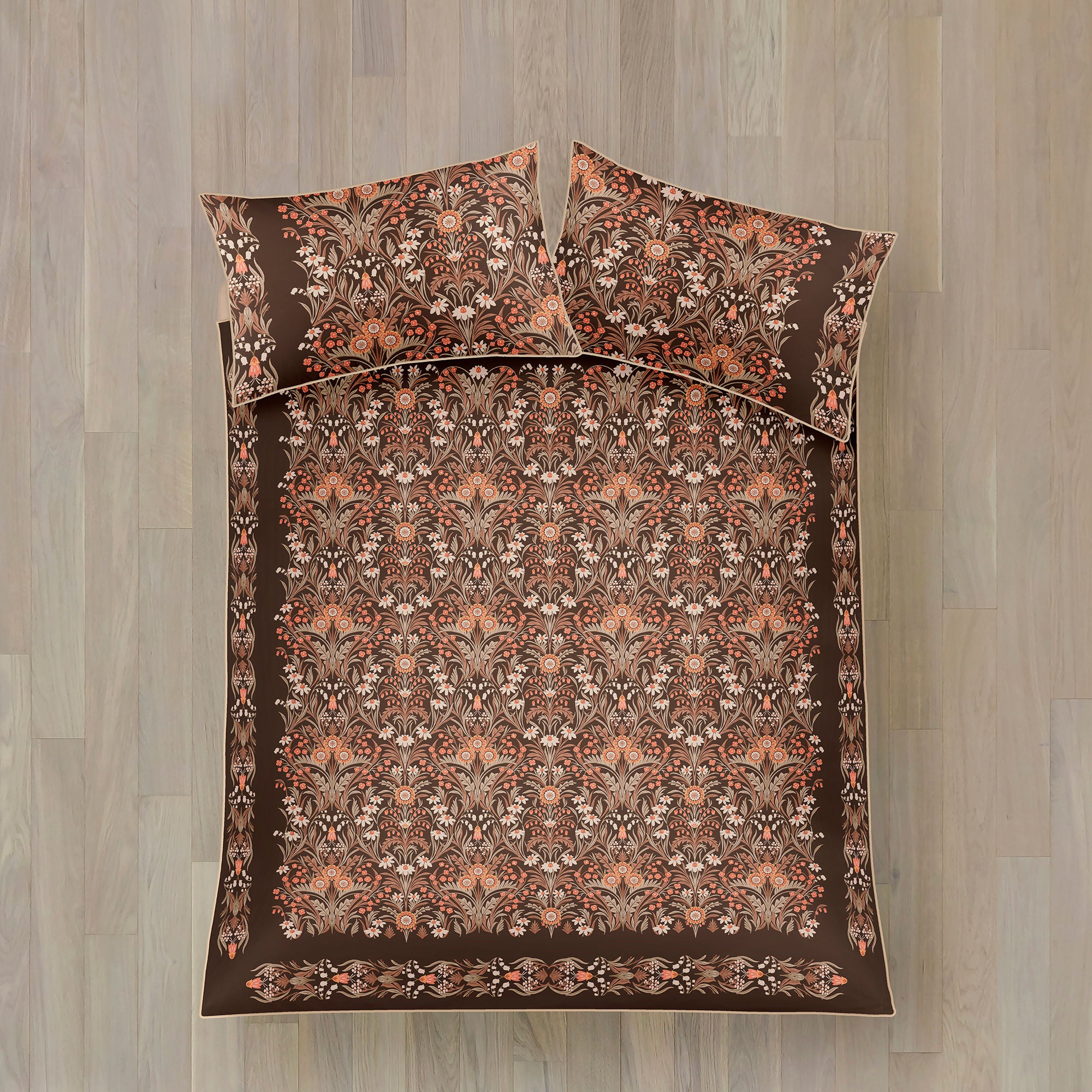 Audrey Duvet Cover Set in Spice