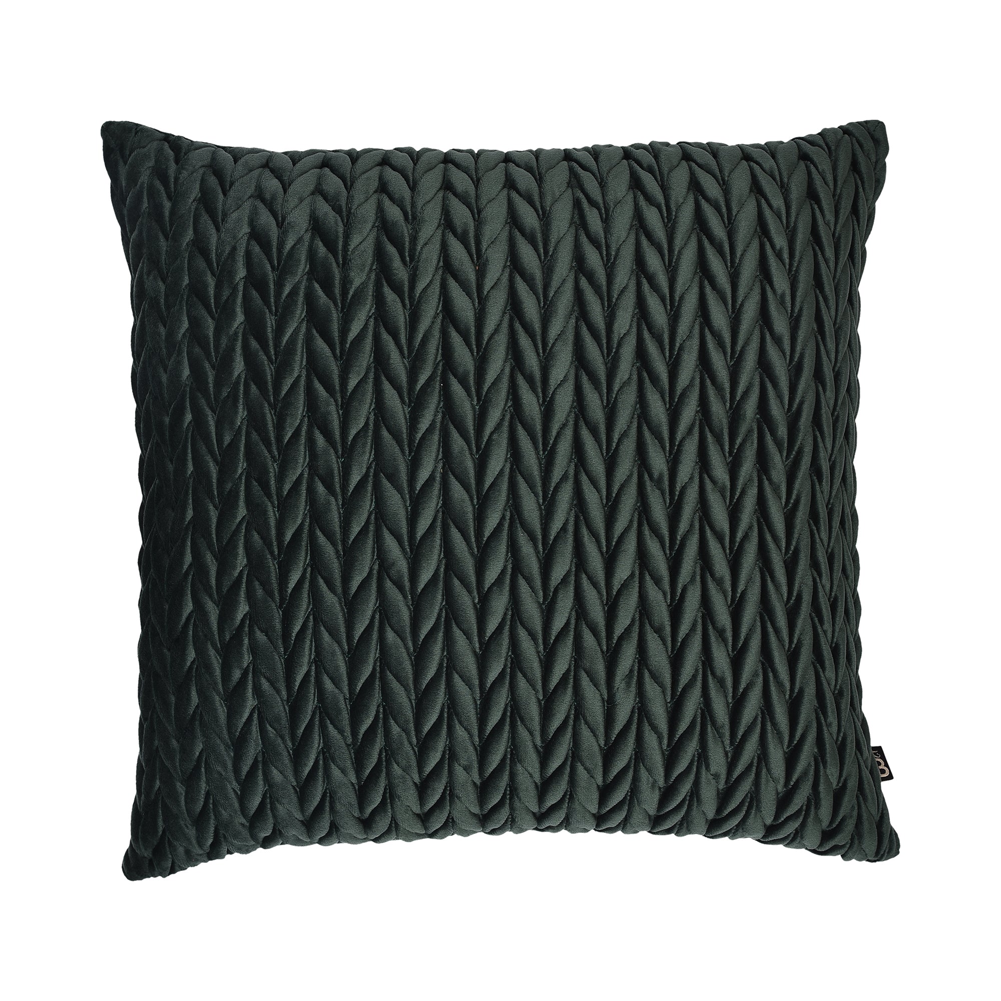 Amory Cushion by Laurence Llewelyn-Bowen in Bottle Green 43 x 43cm - Cushion - Laurence Llewelyn-Bowen