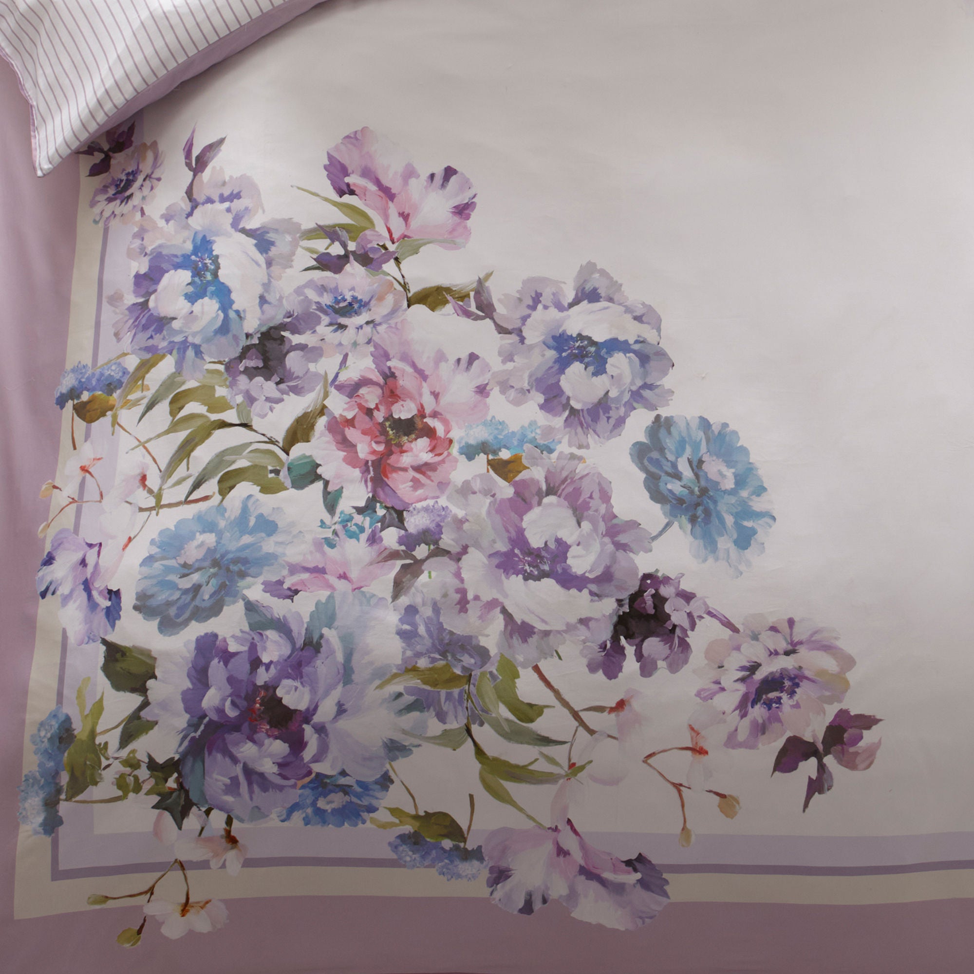 Arley Duvet Cover Set by Appletree Heritage in Mauve - Duvet Cover Set - Appletree Heritage