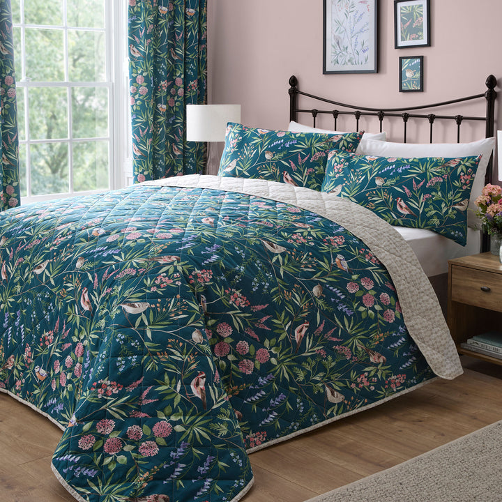 Caraway Bedspread by Dreams & Drapes Design in Green 200cm X 230cm - Bedspread - Dreams & Drapes Design