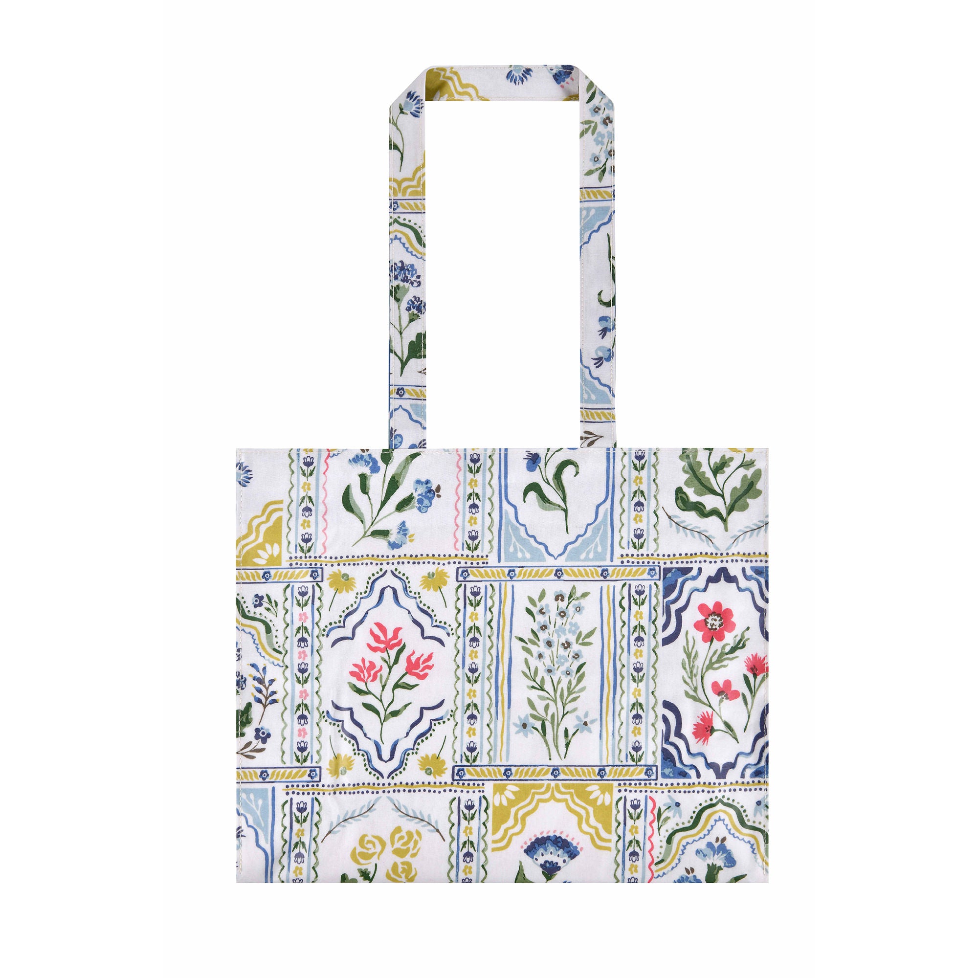 Ulster Weavers Boho Floral PVC Coated Tote Bag Medium in Multi - Bag - Ulster Weavers