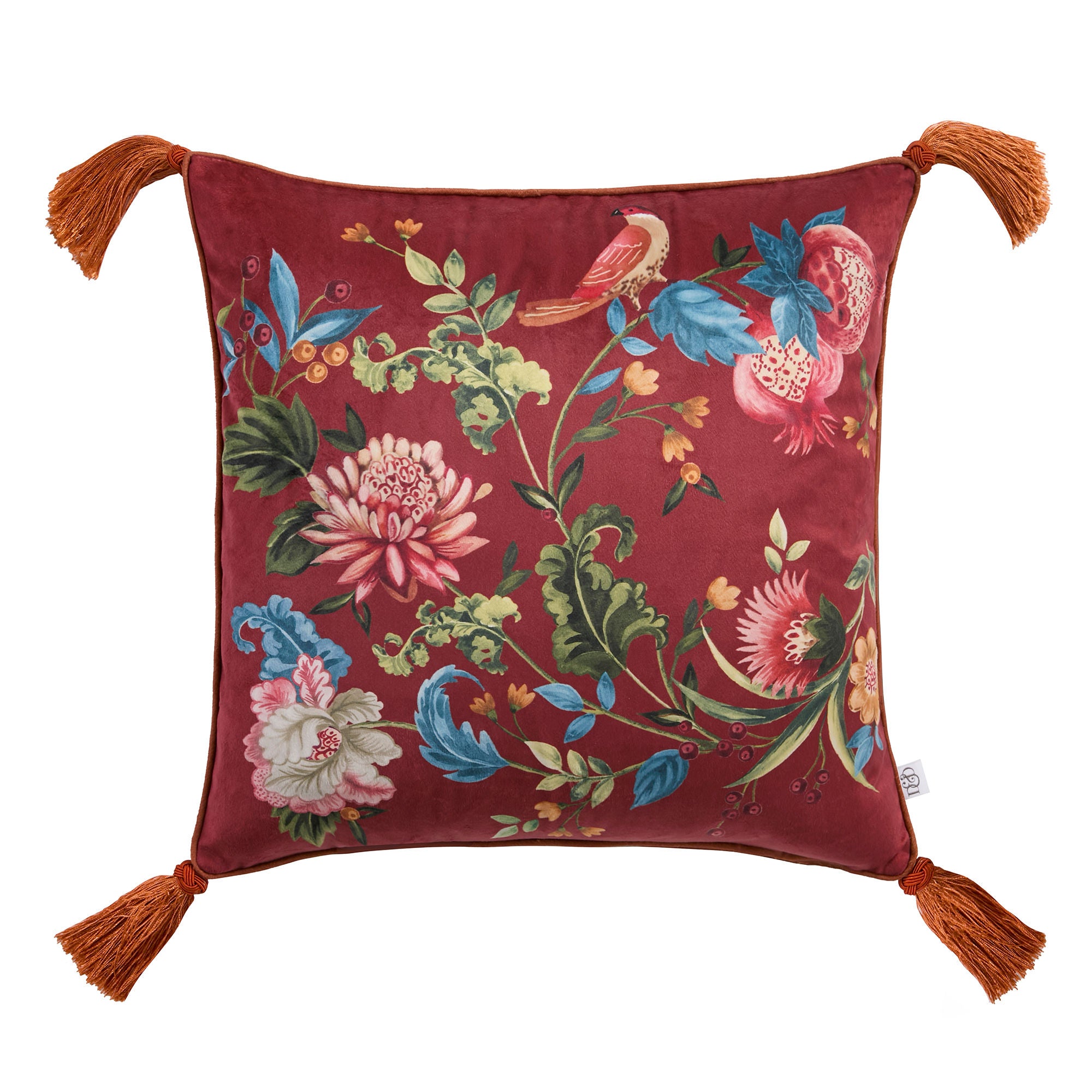 Bejewelled Cushion in Spice 43 x 43cm - Cushion - Dreams & Drapes
