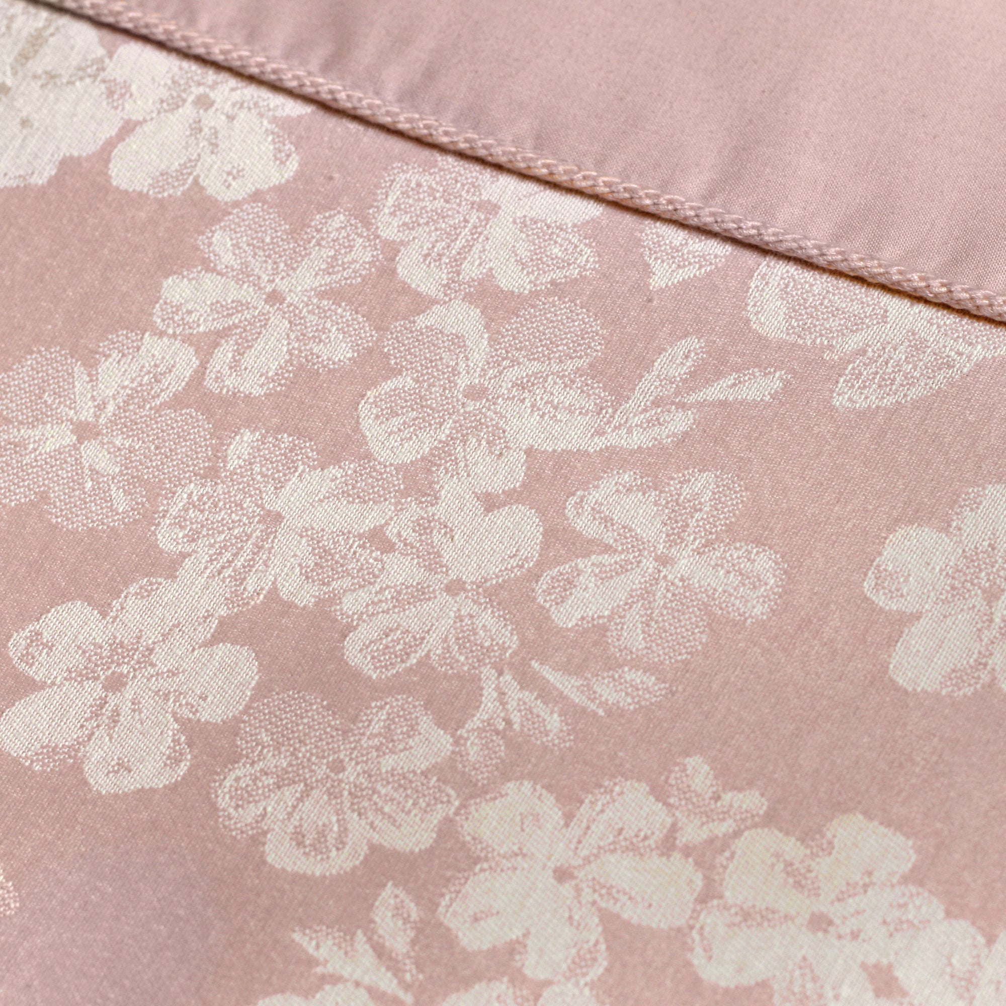 Blossom Duvet Cover Set by Dreams & Drapes Woven in Blush - Duvet Cover Set - Dreams & Drapes Woven