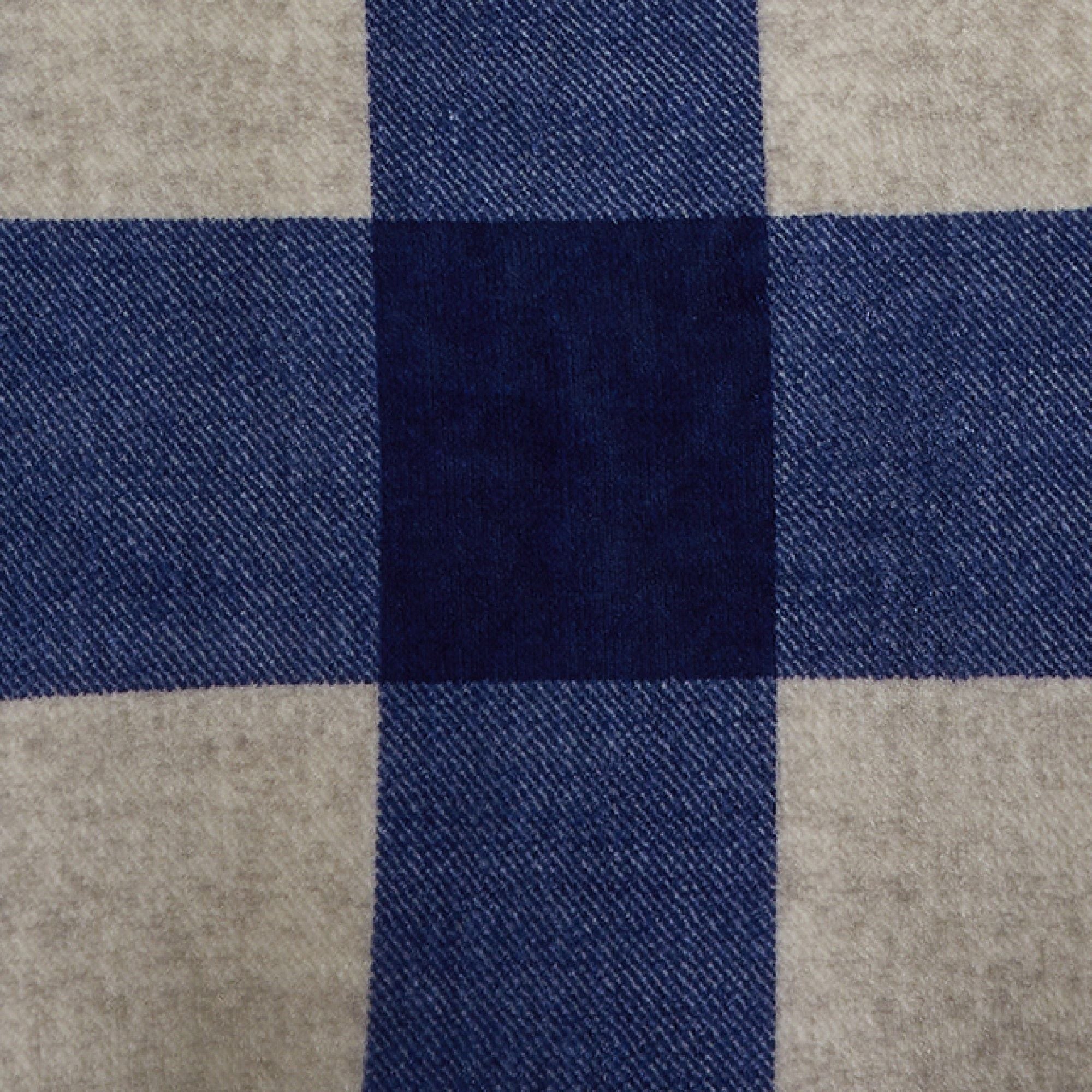 Cosy Theo Check Duvet Cover Set by Bedlam in Blue - Duvet Cover Set - Bedlam