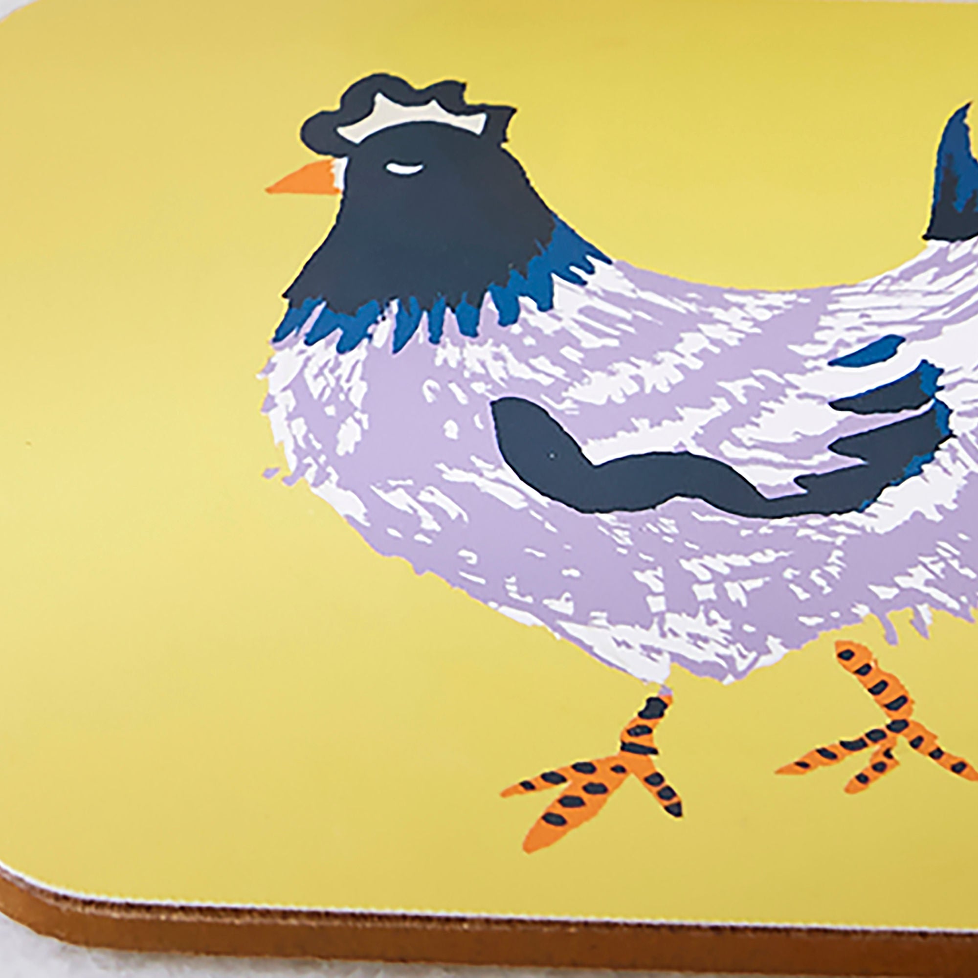 Chick Chicken Coasters 4 Pack in Yellow - Coaster - Ulster Weavers