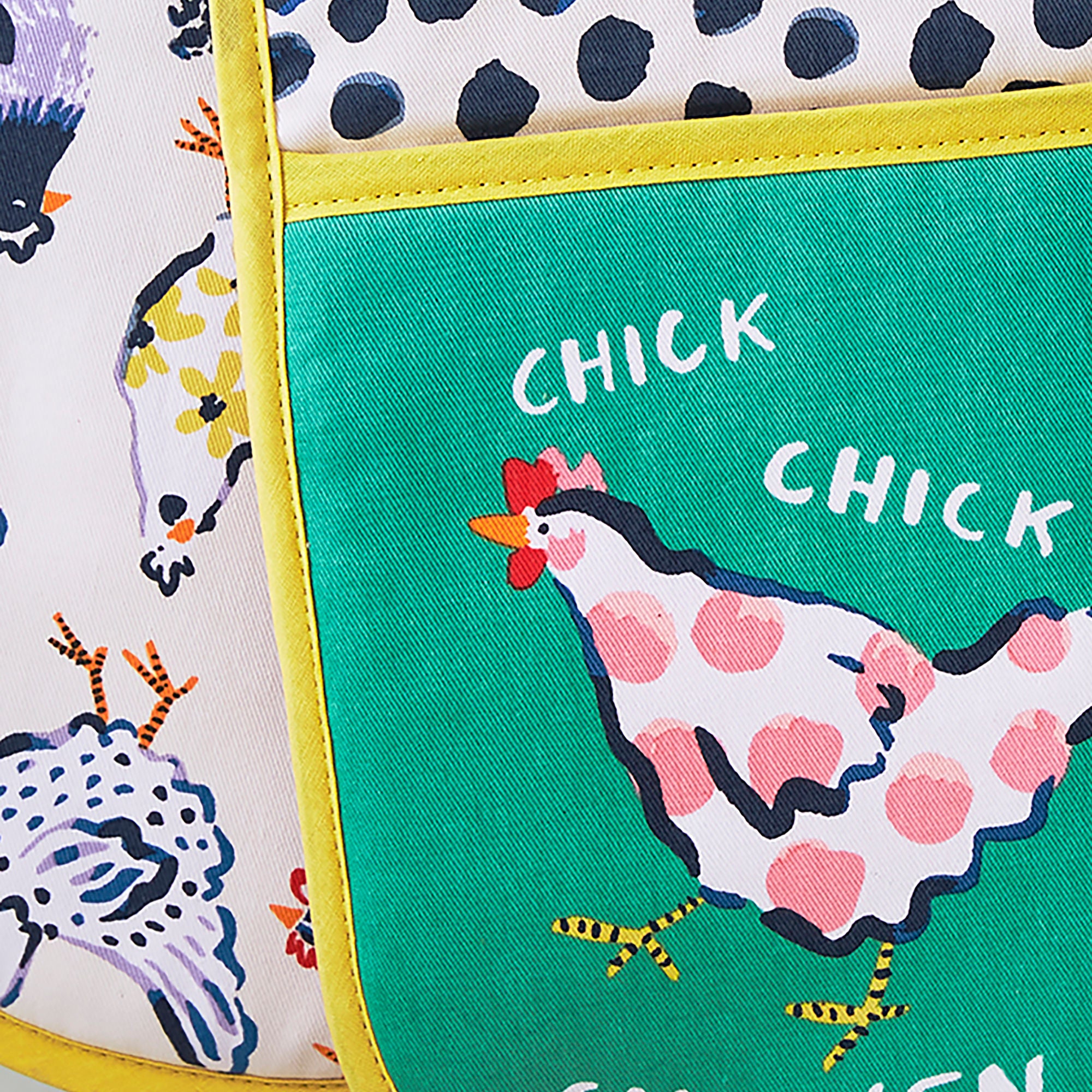 Chick Chicken Double Oven Glove in Yellow - Double Oven Glove - Ulster Weavers