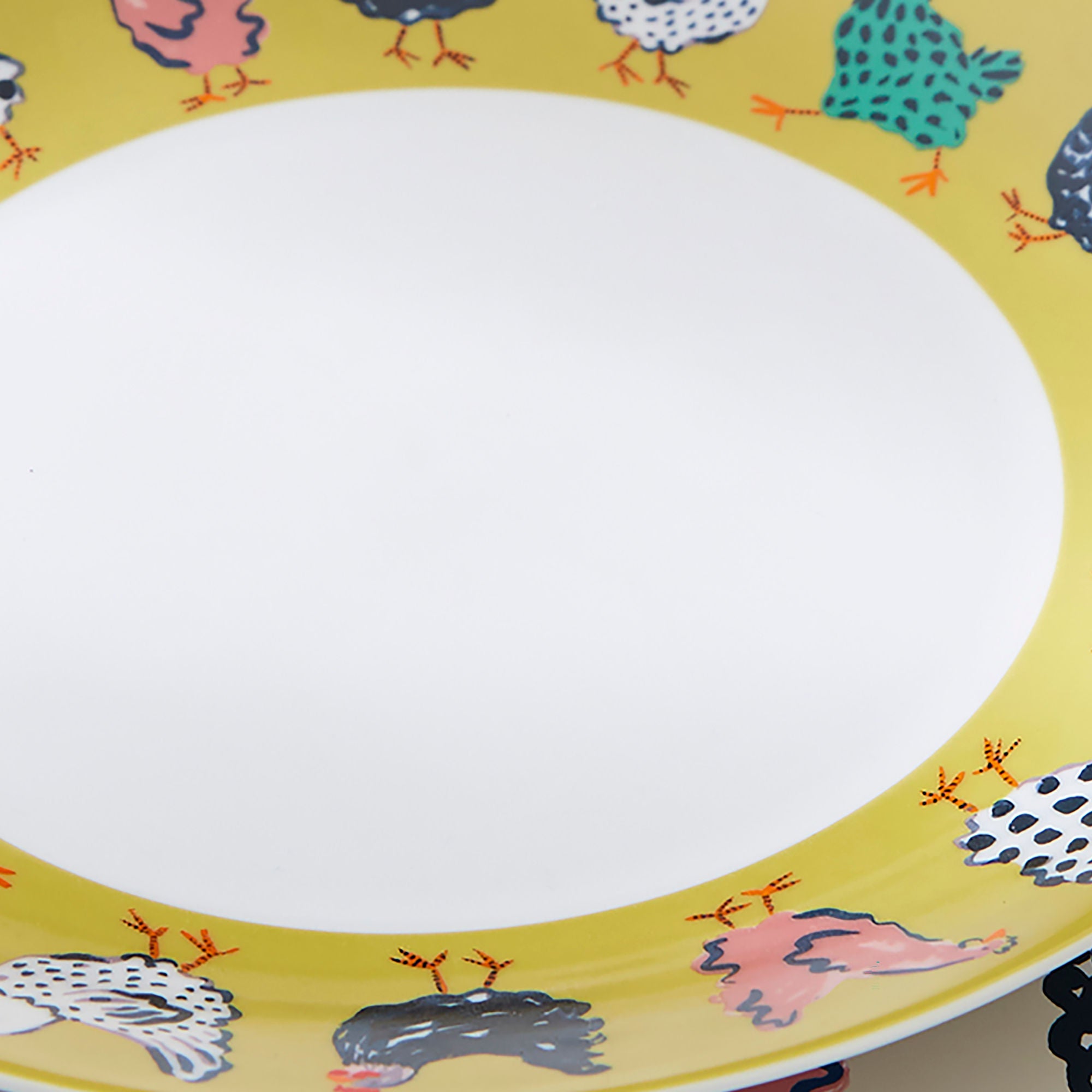 Chick Chicken Porcelain Dinner Plate in Yellow - Plates - Ulster Weavers