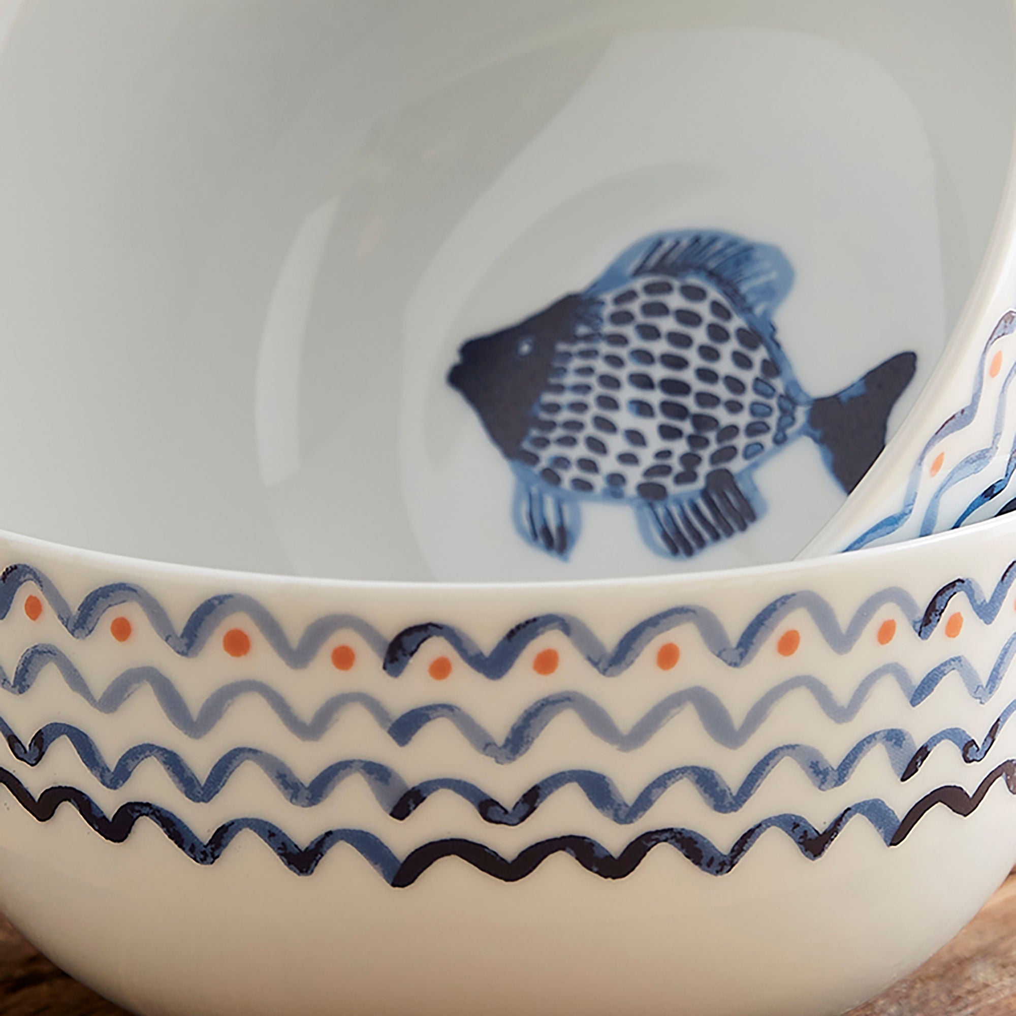 Ulster Weavers Catch of the Day Bowl - Porcelain  One Size in Multi - Bowls - Ulster Weavers