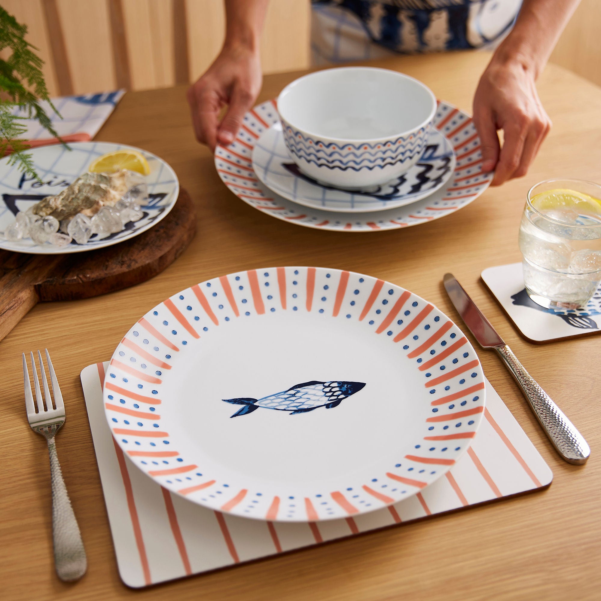 Ulster Weavers Catch of the Day Placemat - 4 Pack One Size in Multi - Placemat - Ulster Weavers