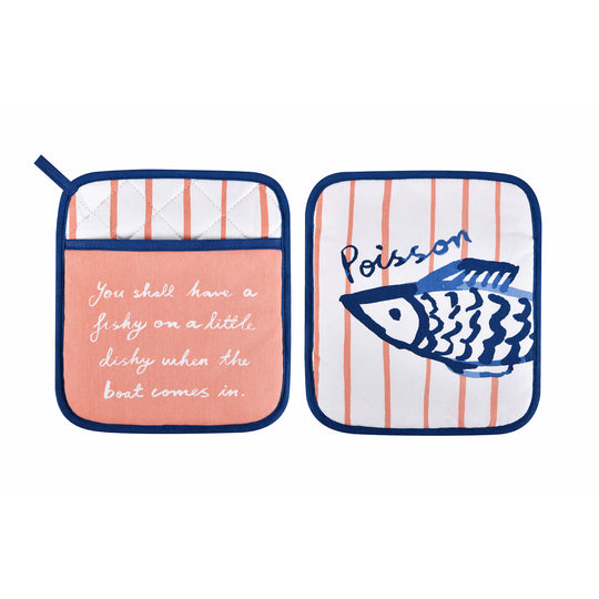 Catch of the Day Pot Mitt in Multicolour