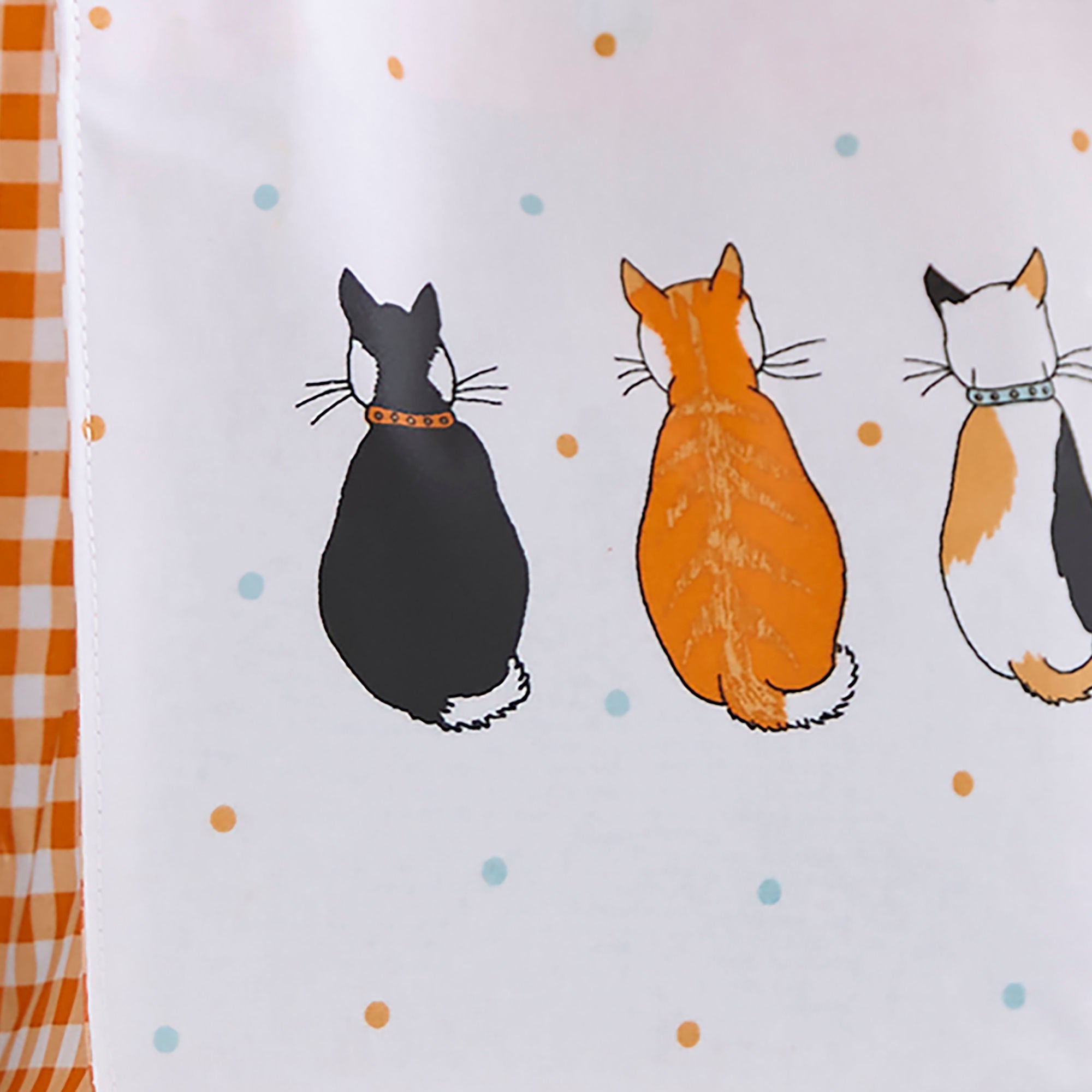 Cats In Waiting 2026 PVC Bag Small in Orange - Bag - Ulster Weavers