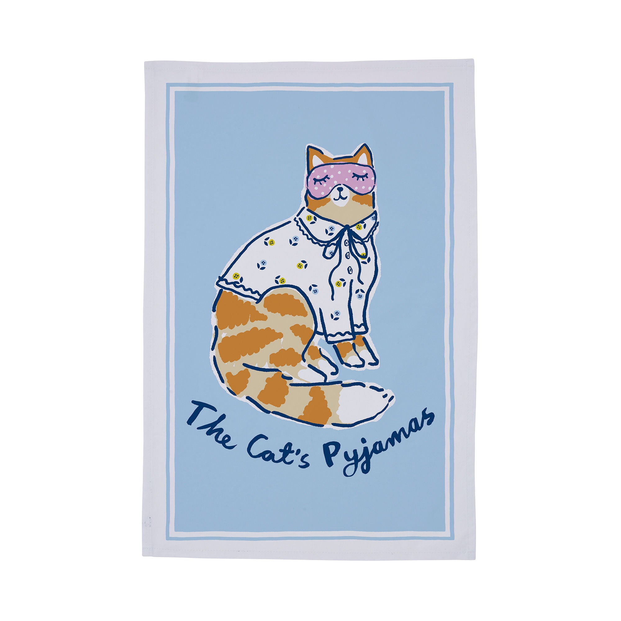 Ulster Weavers Cat's Pyjama's Tea Towel - Cotton One Size in Multi - Tea Towel - Ulster Weavers