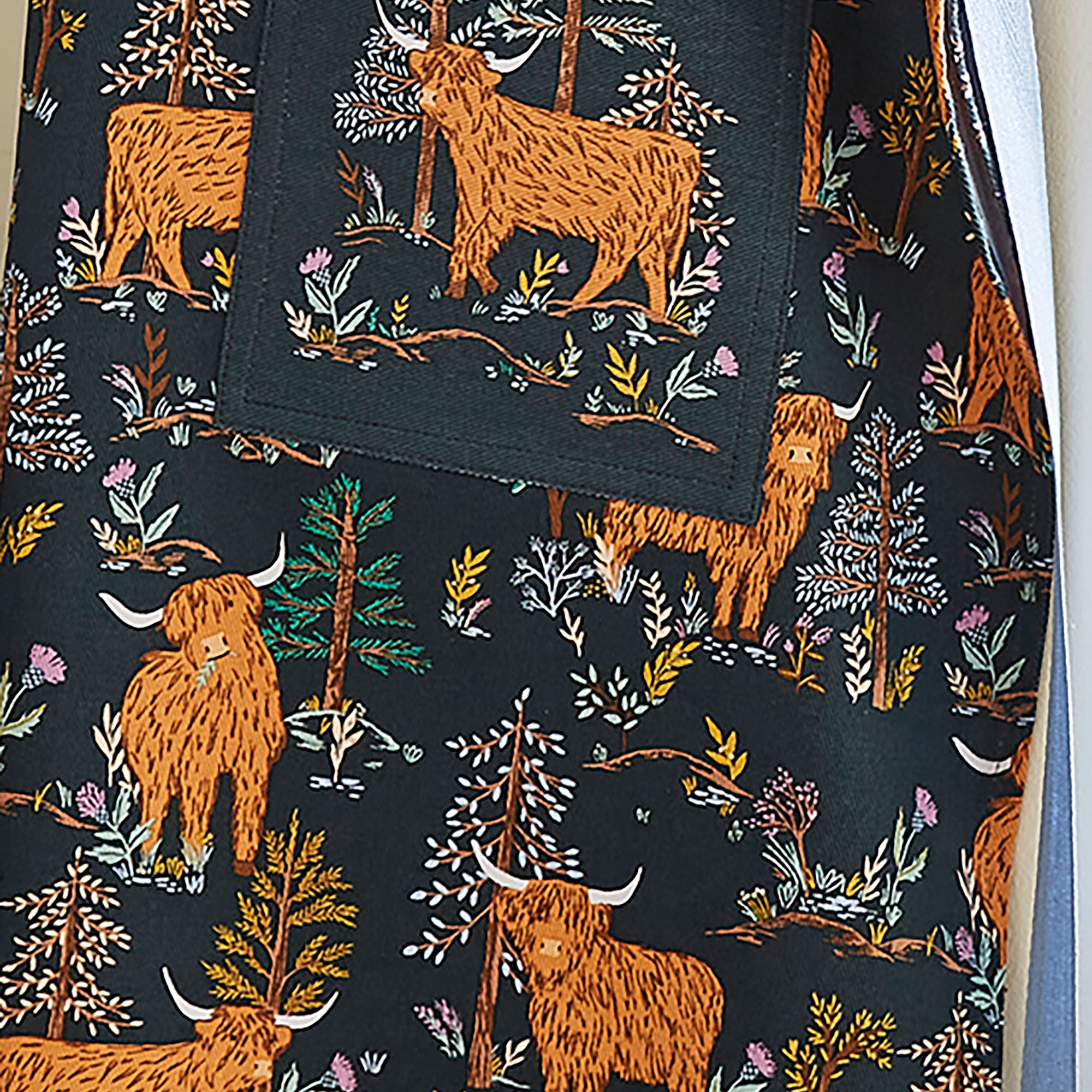 Ulster Weavers Connie the Cow Apron - Cotton One Size in Navy - Apron - Ulster Weavers