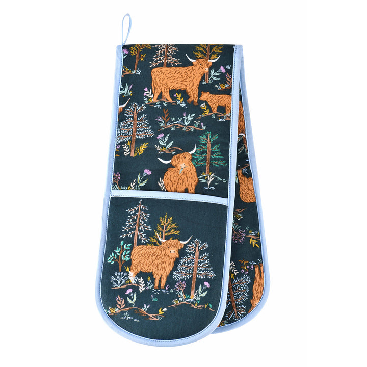 Ulster Weavers Connie the Cow Double Oven Glove One Size in Navy