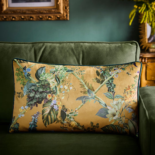 Cotswold Fantasia Dawn Cushion in Gold 30 x 50cm