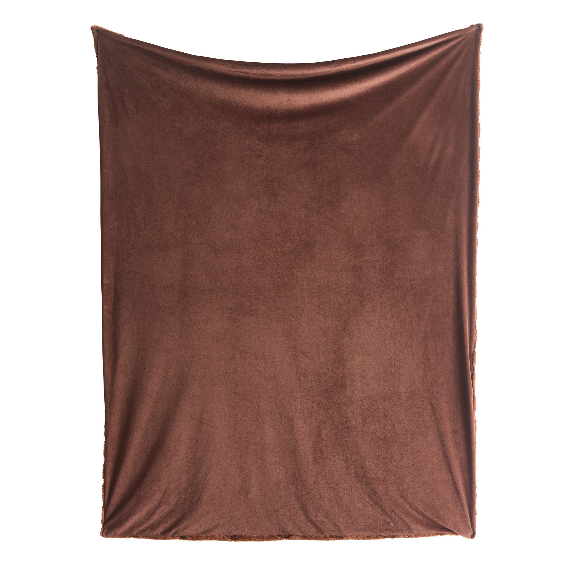 Cosy Diamond Throw in Chocolate 150 x 200cm