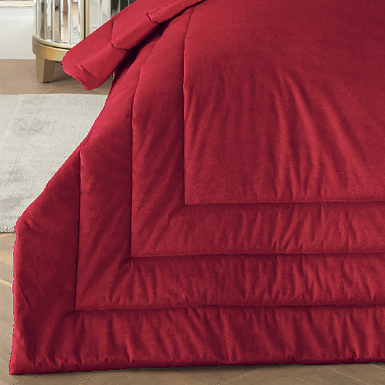 Chic Bedspread in Claret 150 x 220cm