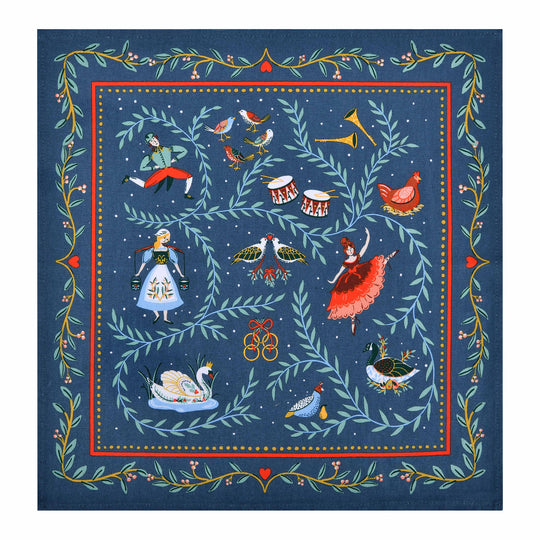 12 Days of Christmas Napkins 2 Pack in Blue