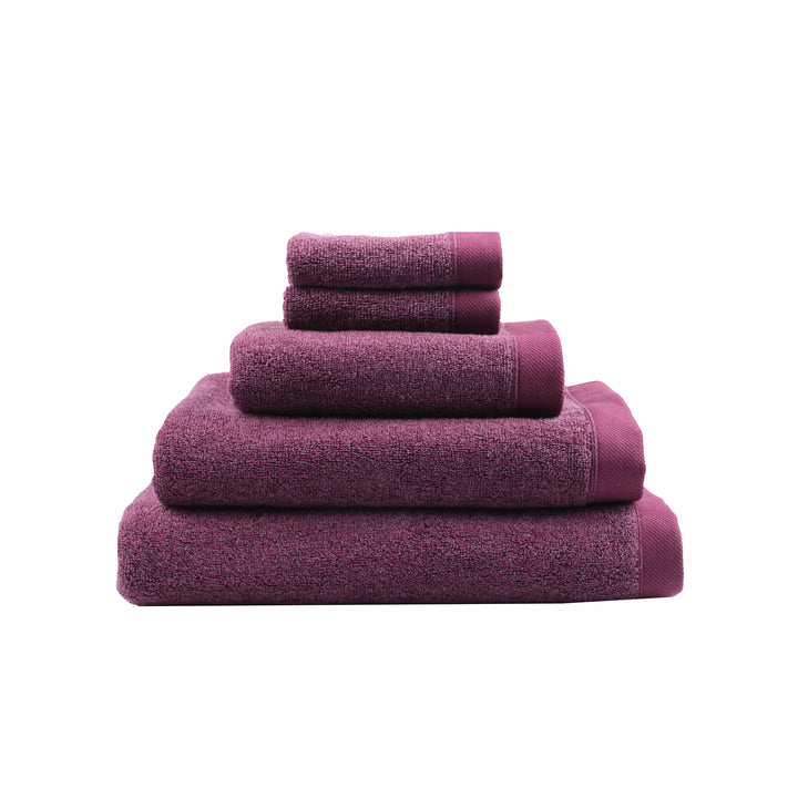 Abode Eco Towels by Drift Home in Claret - Hand Towel - Drift Home