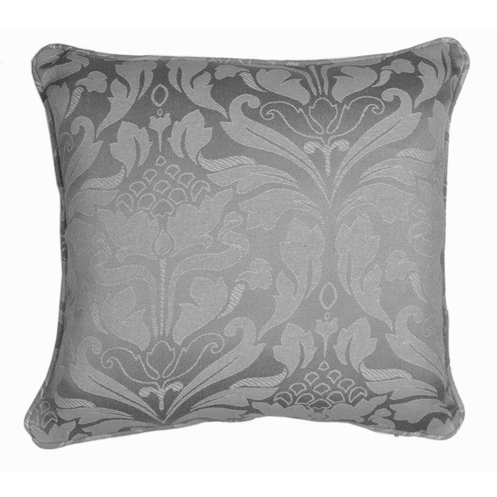 Eastbourne Cushion by Dreams & Drapes Woven in Silver 43 x 43cm - Cushion - Dreams & Drapes Woven