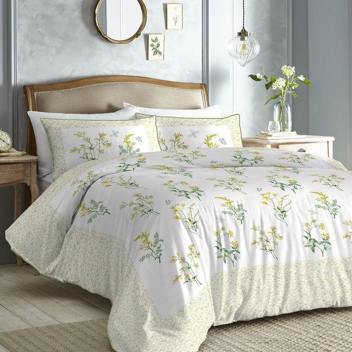 Elise Duvet Cover Set by Appletree Promo in Yellow - Duvet Cover Set - Appletree Promo