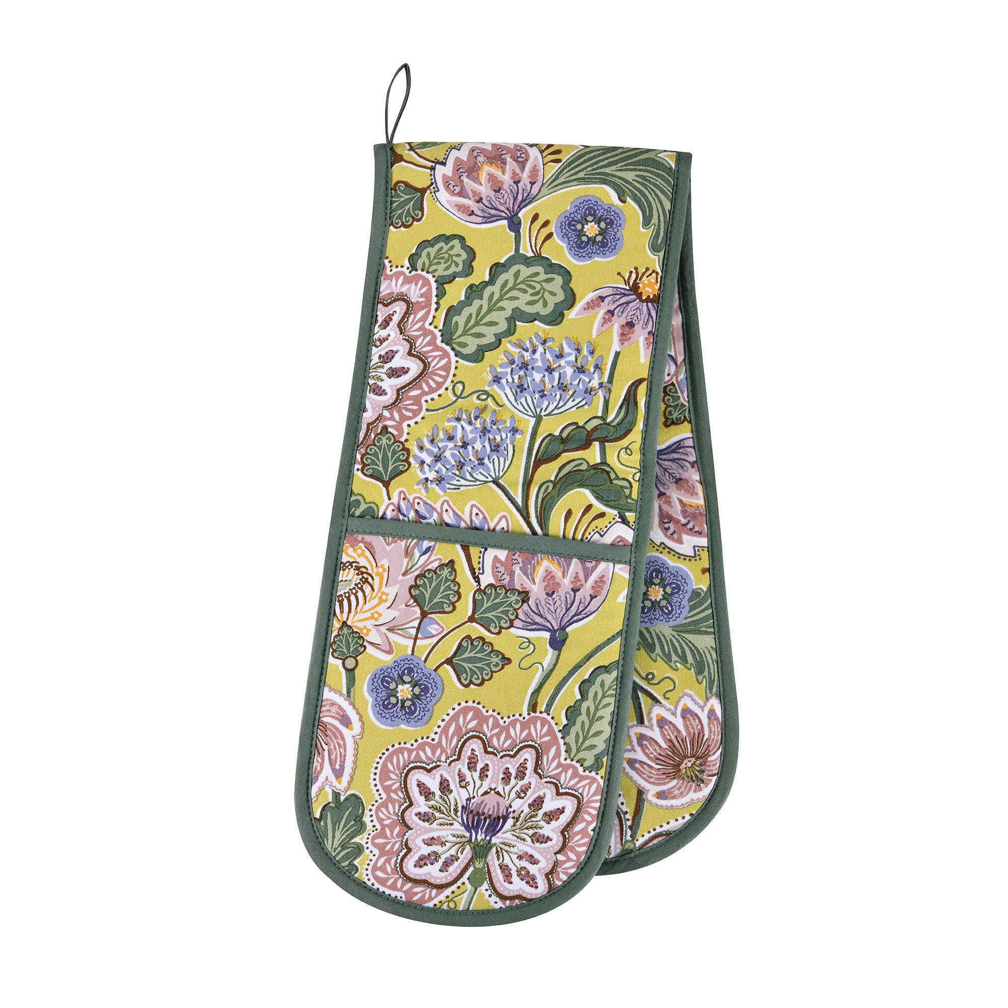 Ulster Weavers Emmeline Double Oven Glove One Size in Green - Double Oven Glove - Ulster Weavers