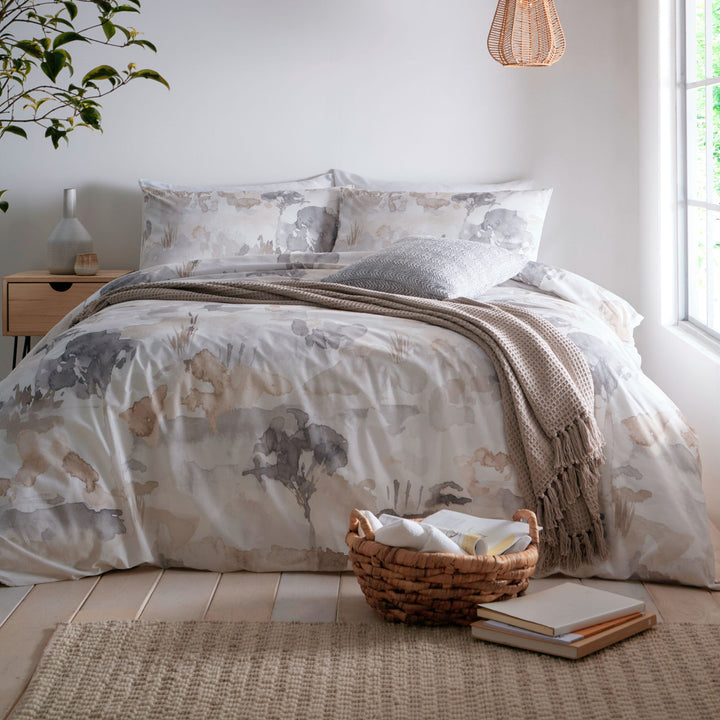 Edale Duvet Cover Set by Appletree Loft in Linen - Duvet Cover Set - Appletree Loft