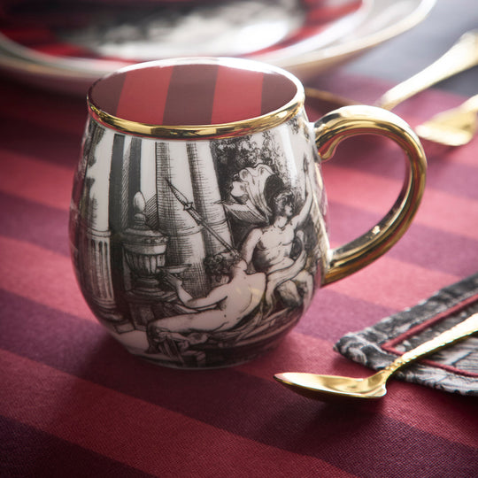 Festivo Mug with Lid in Multicolour