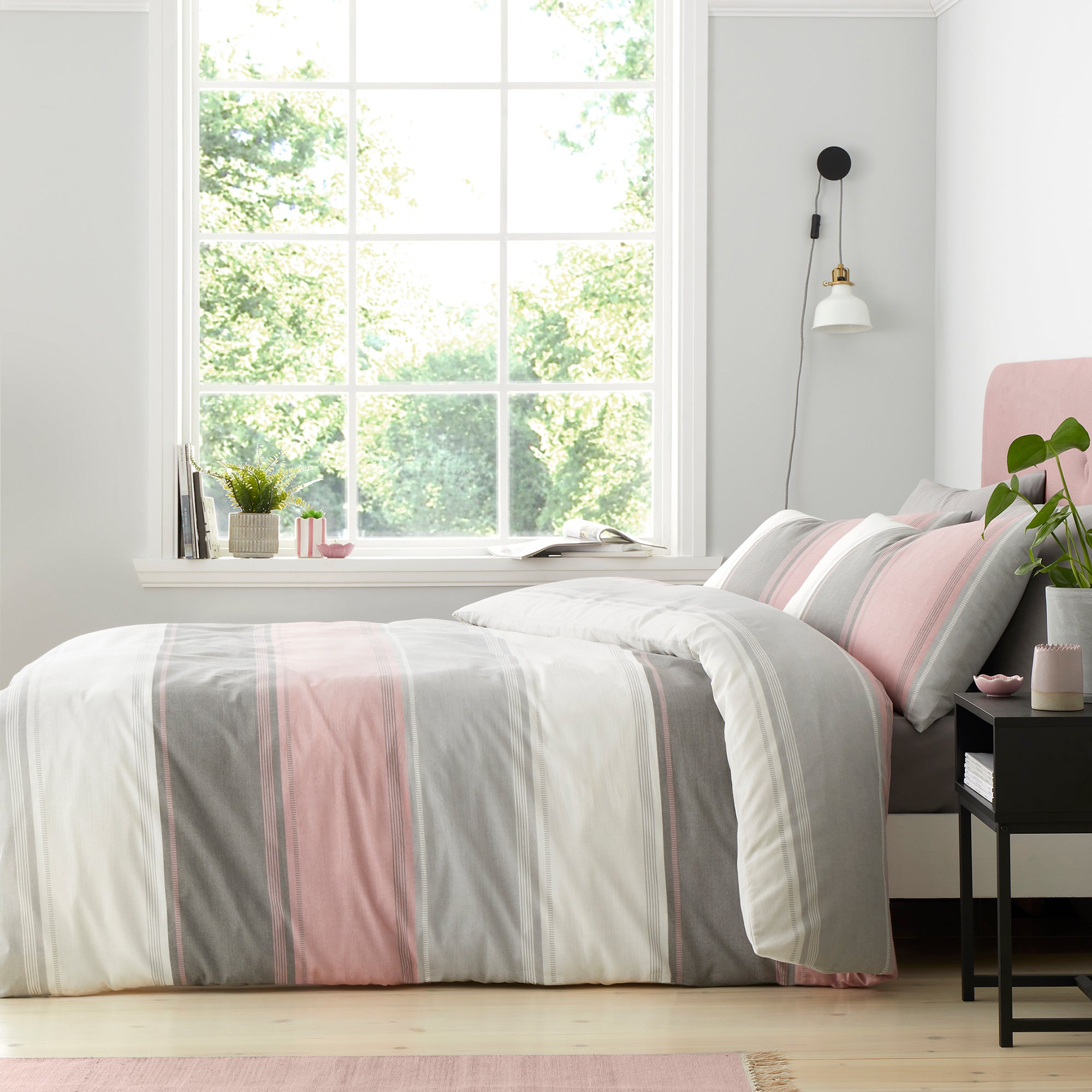 Betley Duvet Cover Set in Blush - Duvet Cover Set - Fusion