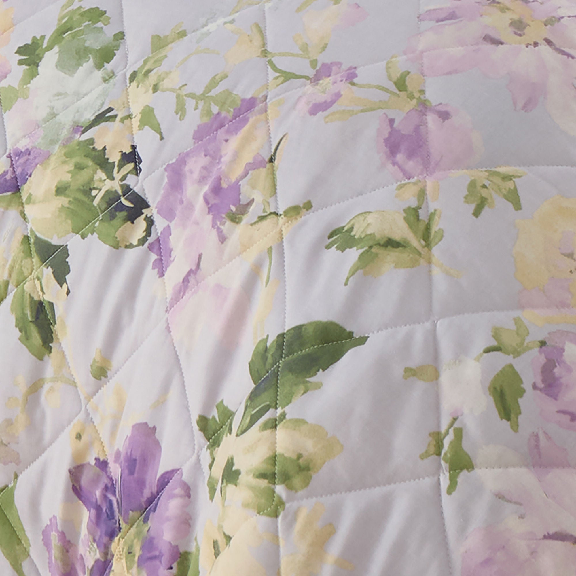 Flourette Bedspread by Dreams & Drapes Design in Lilac 200cm X 230cm - Bedspread - Dreams & Drapes Design