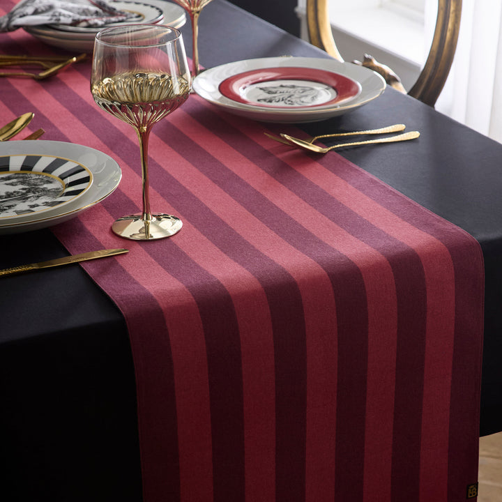 Festivo Table Runner by Laurence Llewelyn-Bowen in Red 230 x 40cm