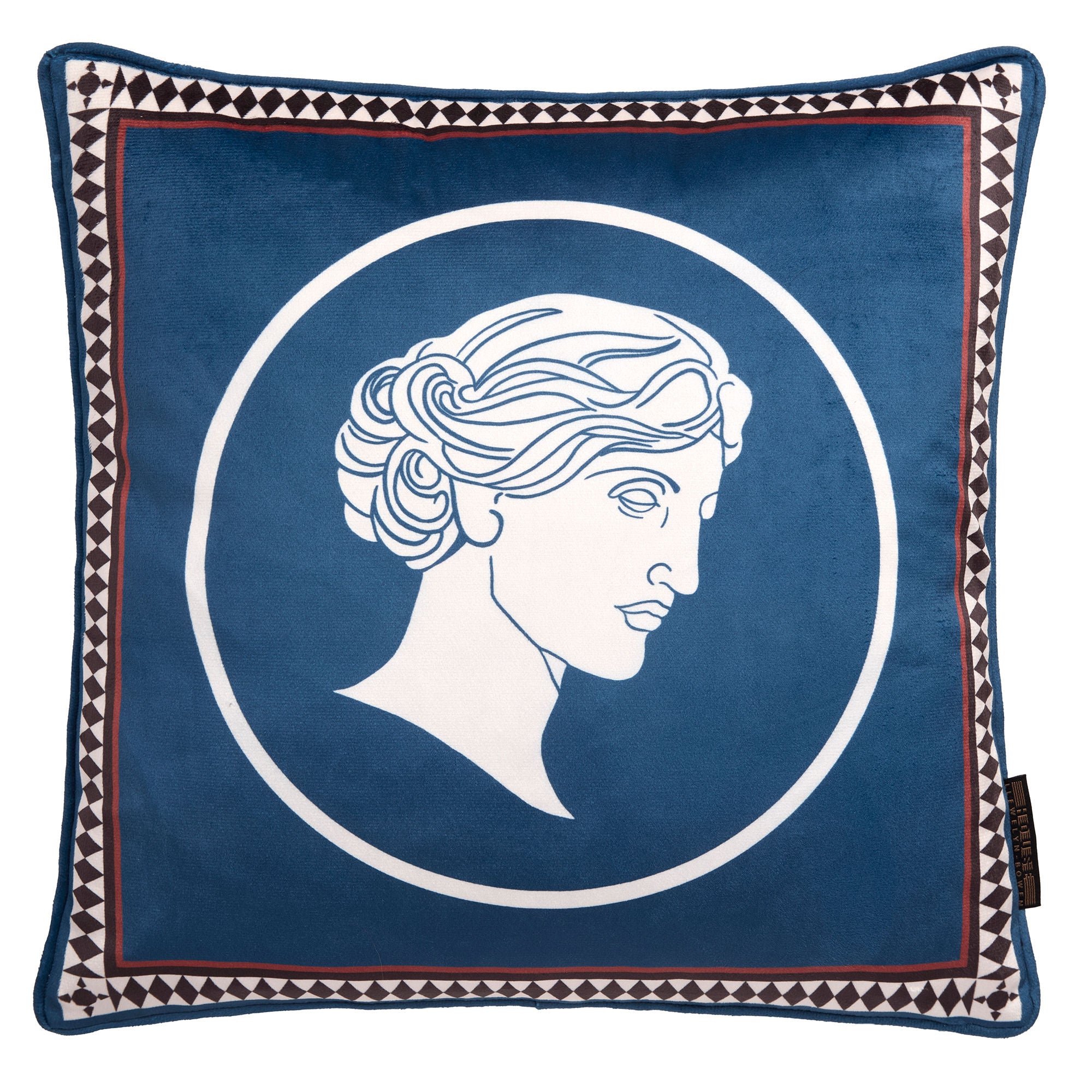 Goddess Cushion in Teal 43 x 43cm