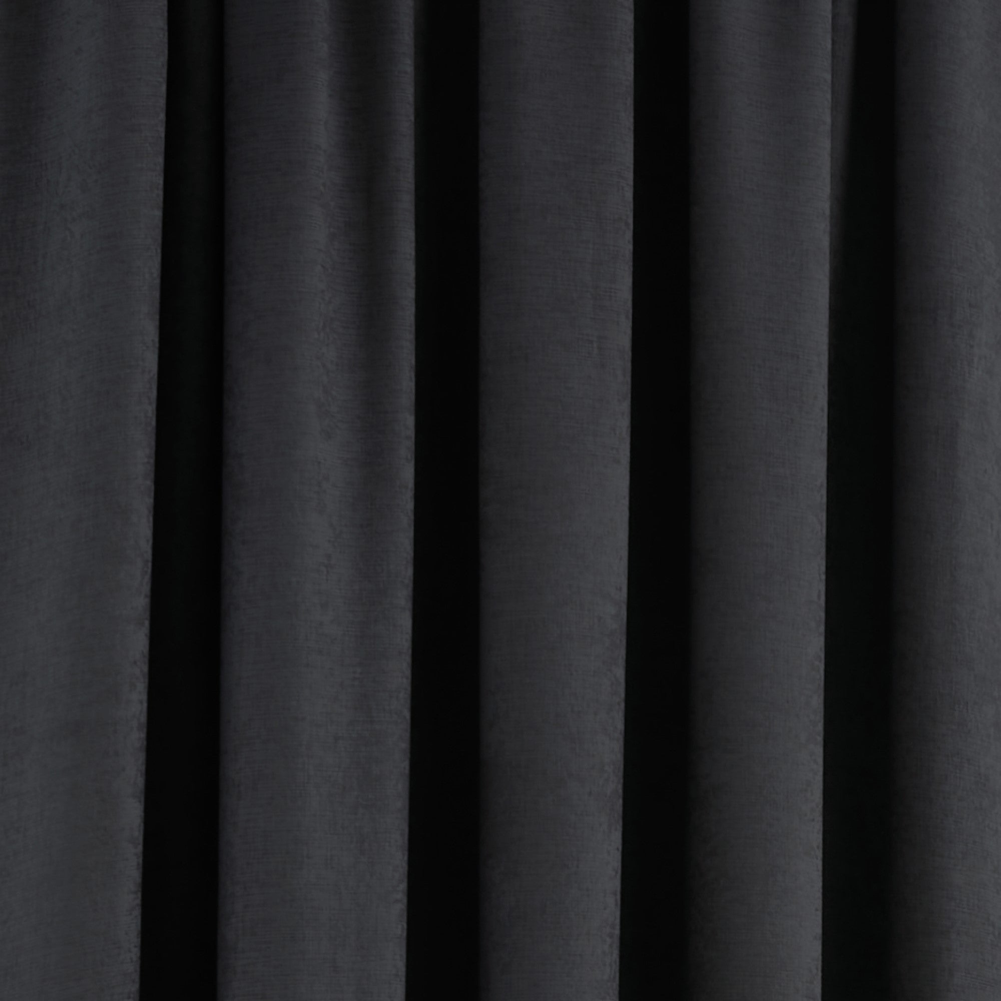 Galaxy Pair of Pencil Pleat Curtains by Fusion in Black - Pair of Pencil Pleat Curtains - Fusion