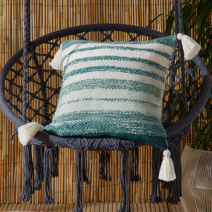 Grayson Outdoor Cushion by Drift Home in Green 43 x 43cm - Cushion - Drift Home