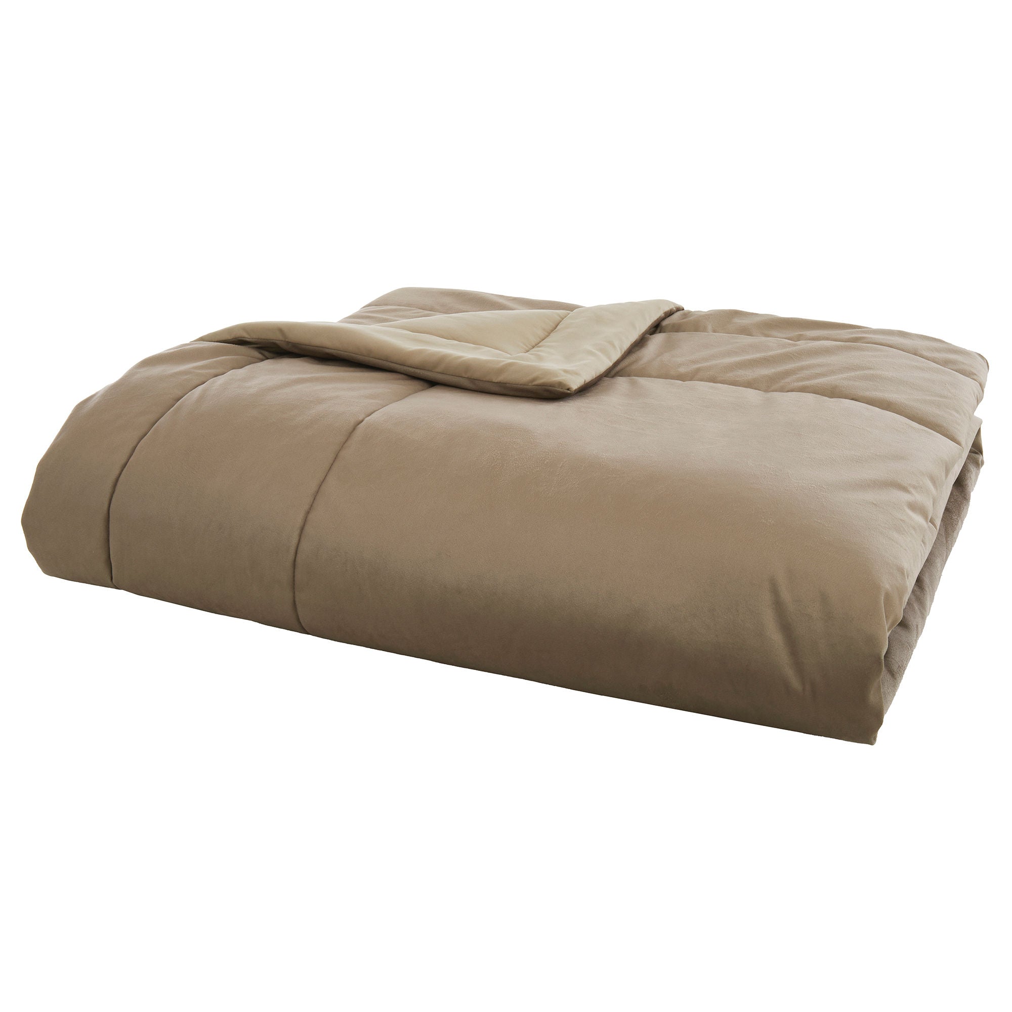 Harlan Bedspread in Taupe 235 x 235cm - Bedspread - Appletree